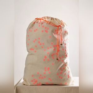 🪷NWT Free People Holiday Edition Gift Bag, Pink Stars Large🌙